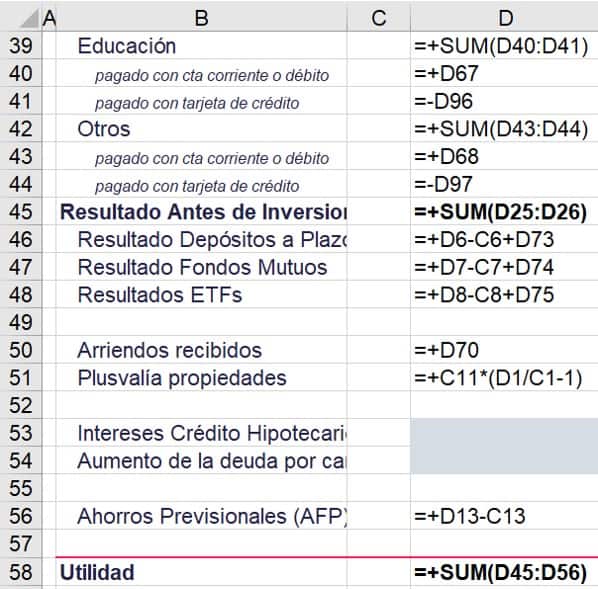 paso 4 construcción eeff personales (formulas)